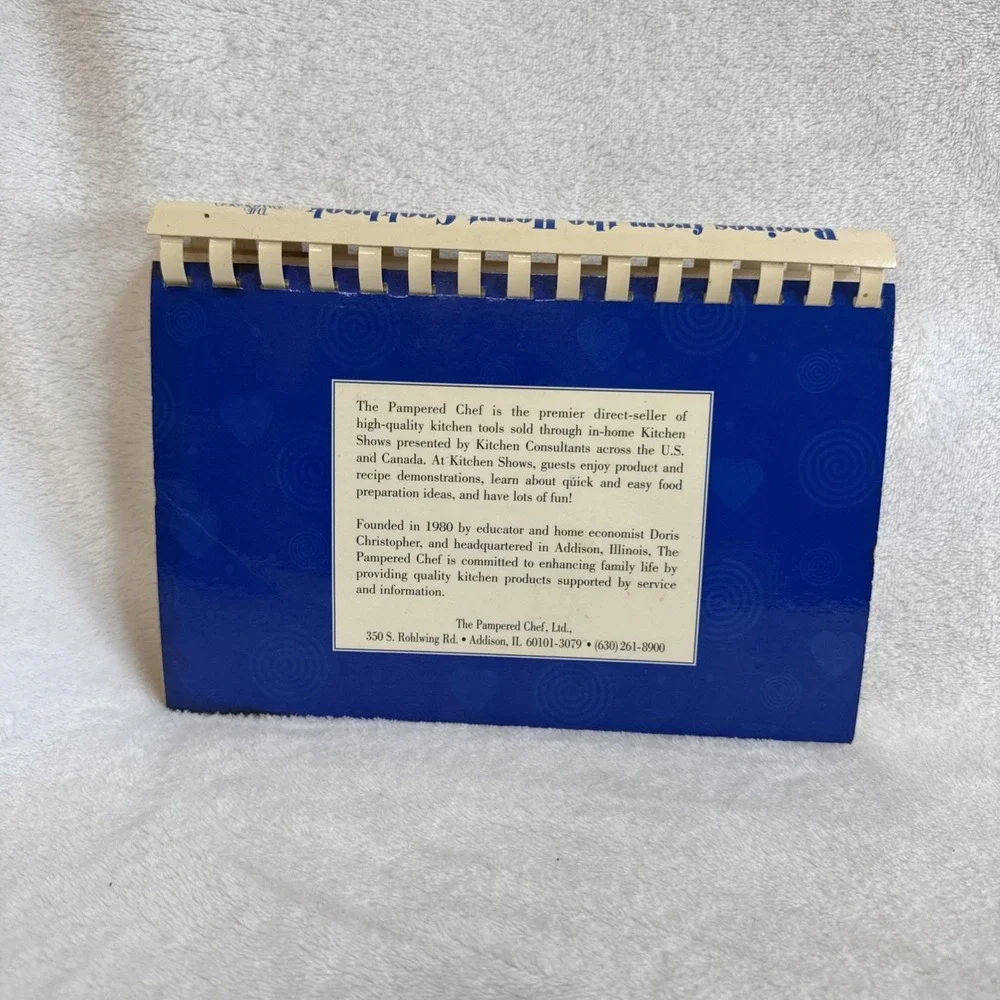 Vintage Pampered Chef Recipes From The Heart 90s 1997 Cookbook‎ Spiral